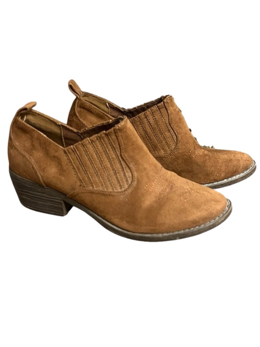 Austin Trading Co. Brown Sueded Ankle Boots & Booties Size 8